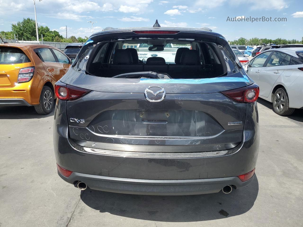 2021 Mazda Cx-5 Touring Gray vin: JM3KFACM5M1389463