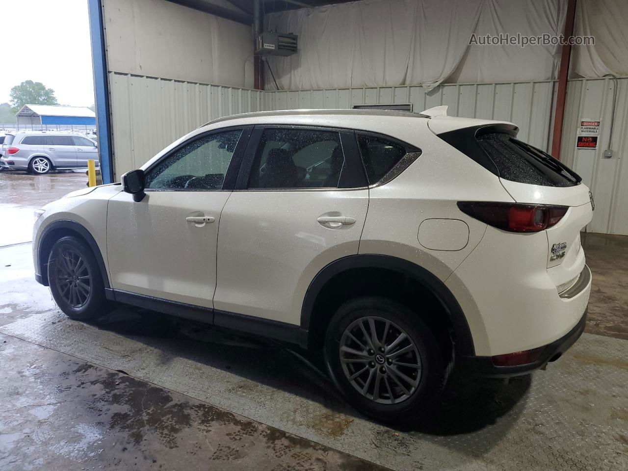 2019 Mazda Cx-5 Touring White vin: JM3KFACM6K0576696