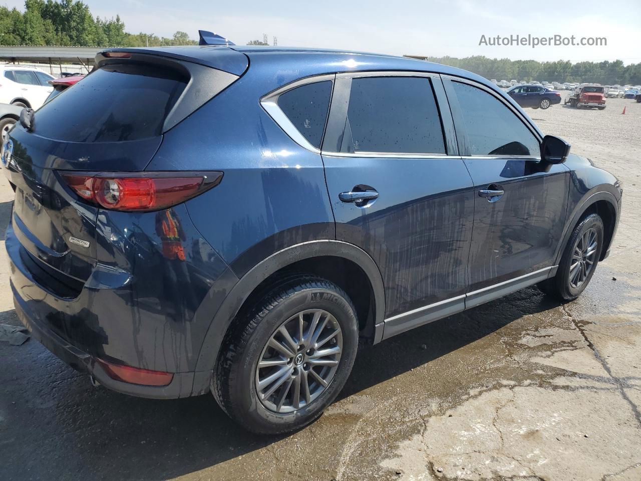 2019 Mazda Cx-5 Touring Blue vin: JM3KFACM6K0688009