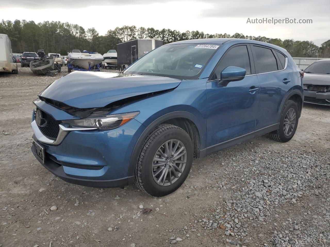 2019 Mazda Cx-5 Touring Синий vin: JM3KFACM6K0695588