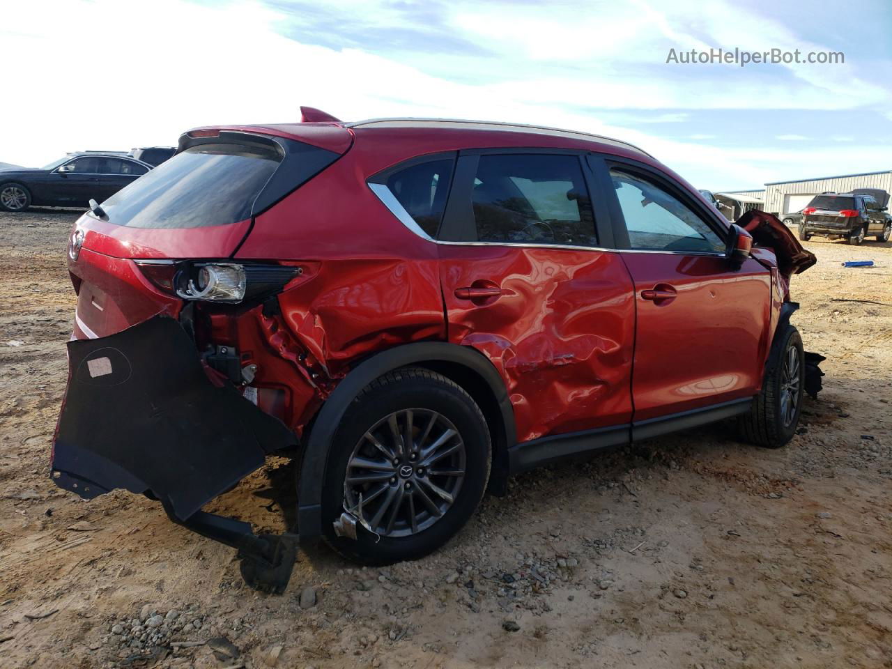 2019 Mazda Cx-5 Touring Красный vin: JM3KFACM6K1509431