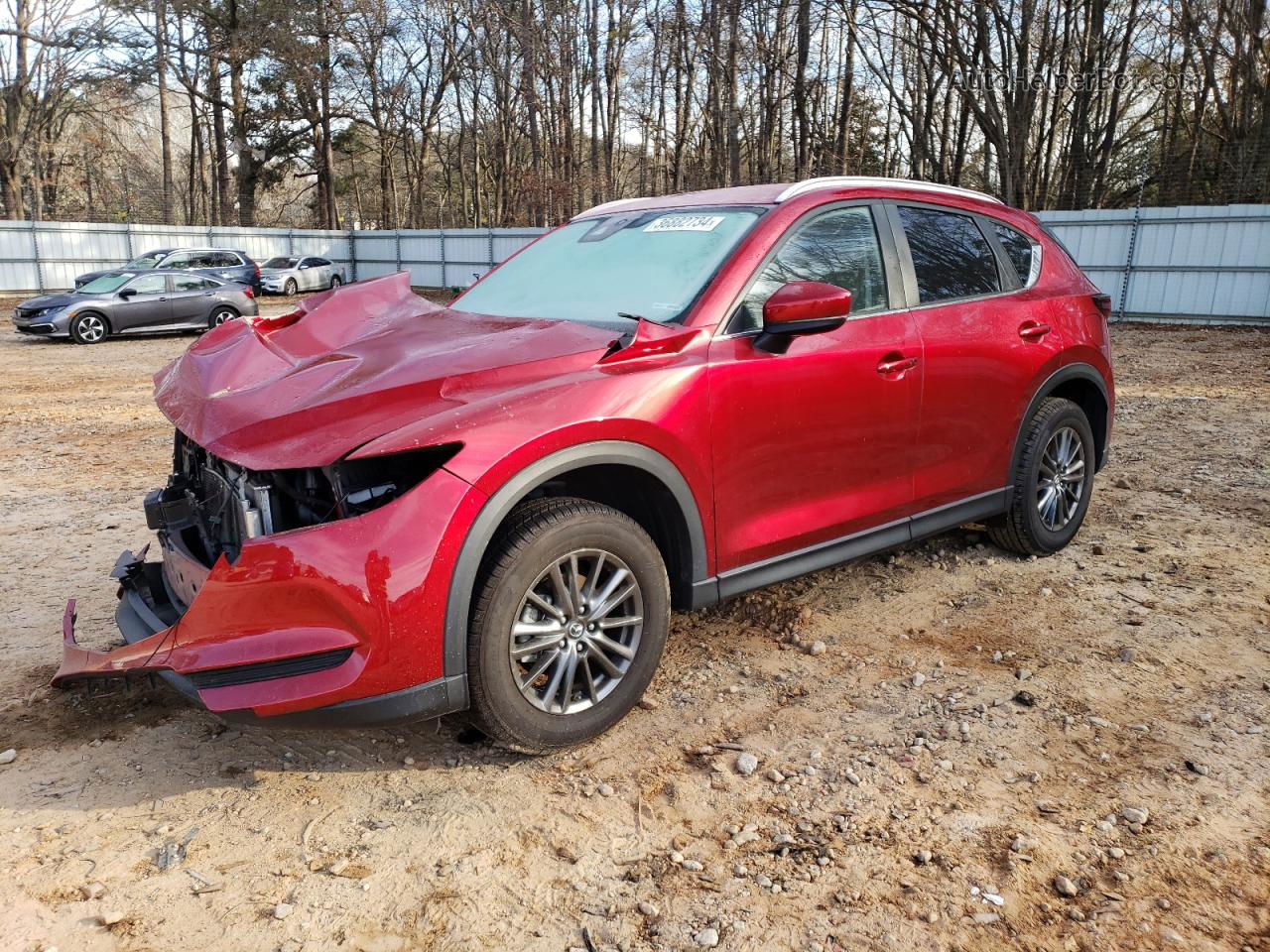 2019 Mazda Cx-5 Touring Красный vin: JM3KFACM6K1509431