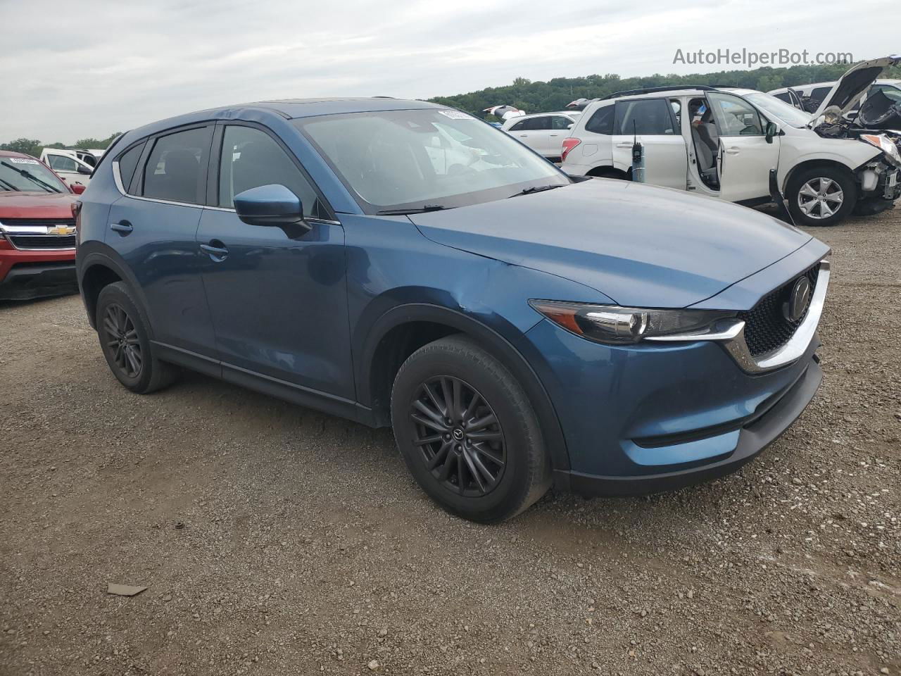 2019 Mazda Cx-5 Touring Синий vin: JM3KFACM6K1523684