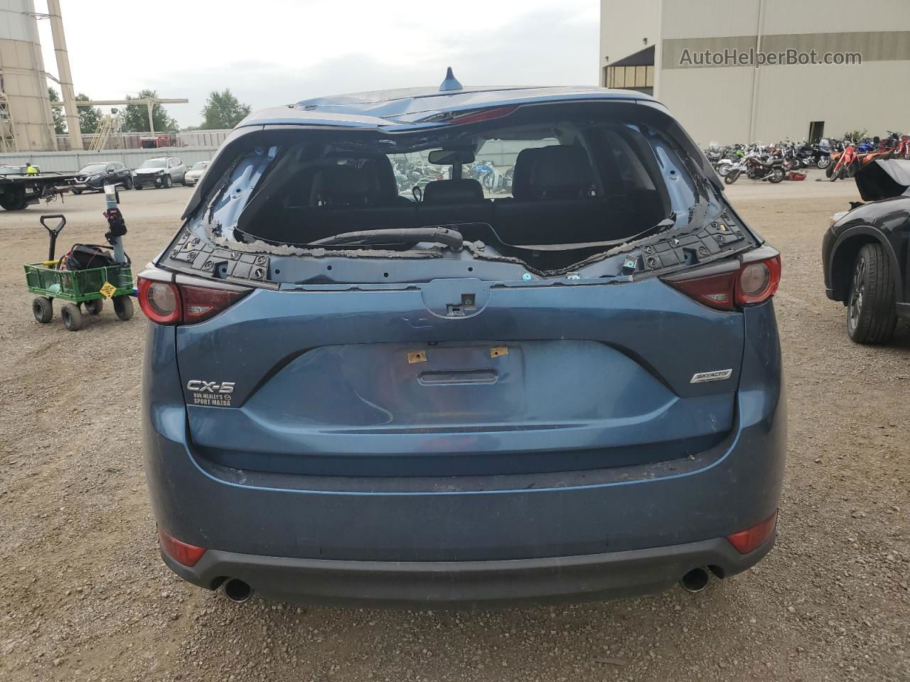 2019 Mazda Cx-5 Touring Blue vin: JM3KFACM6K1523684