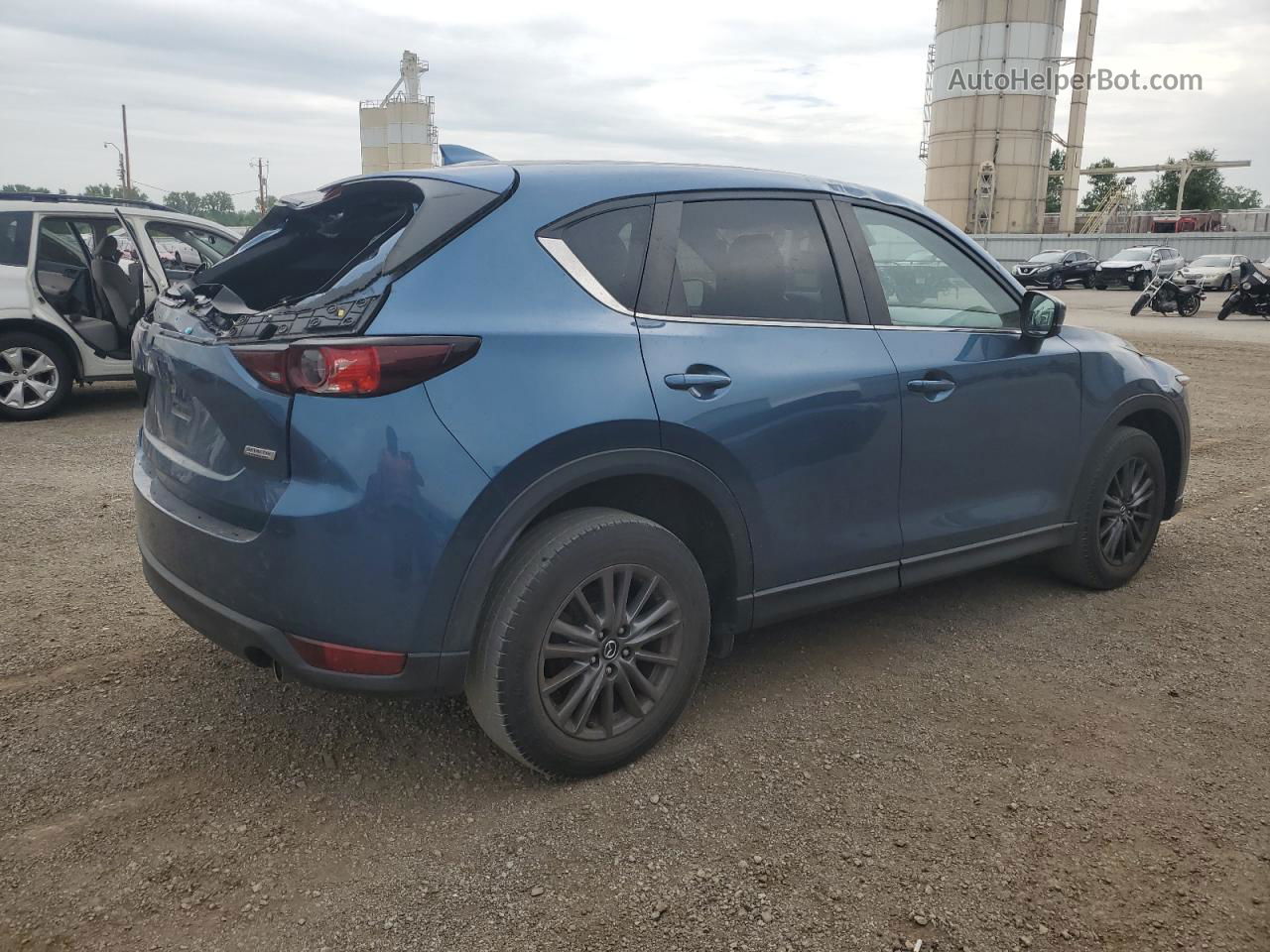 2019 Mazda Cx-5 Touring Blue vin: JM3KFACM6K1523684