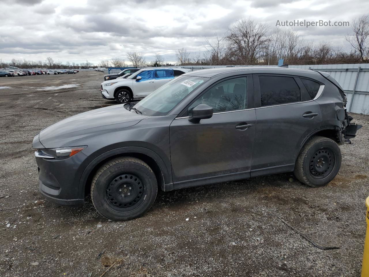 2019 Mazda Cx-5 Touring Gray vin: JM3KFACM6K1555356