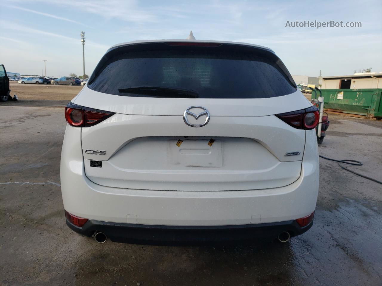 2019 Mazda Cx-5 Touring White vin: JM3KFACM6K1633280