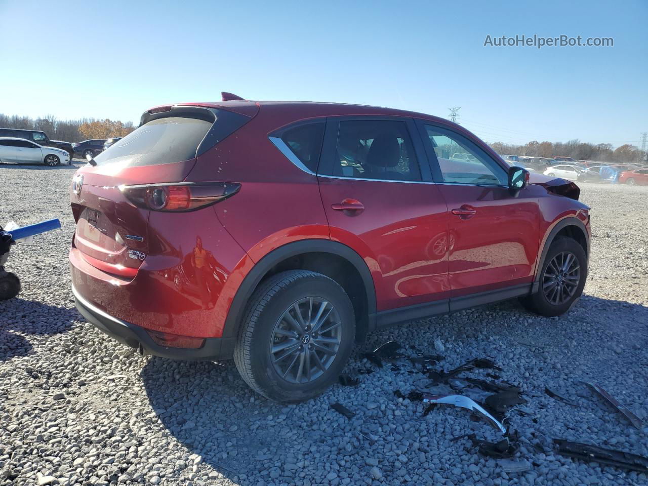 2021 Mazda Cx-5 Touring Красный vin: JM3KFACM6M0331805