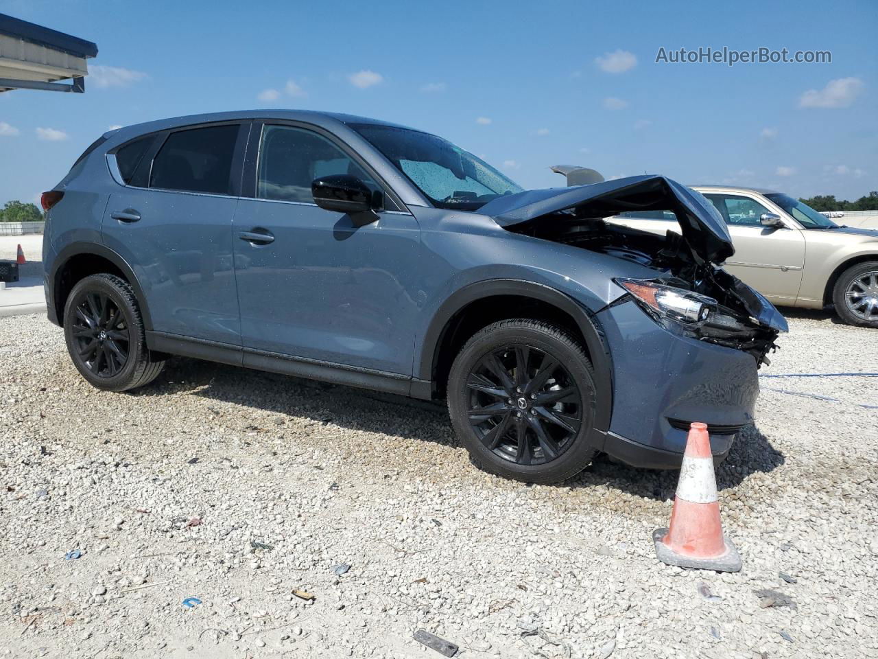 2021 Mazda Cx-5 Touring Gray vin: JM3KFACM6M0476536