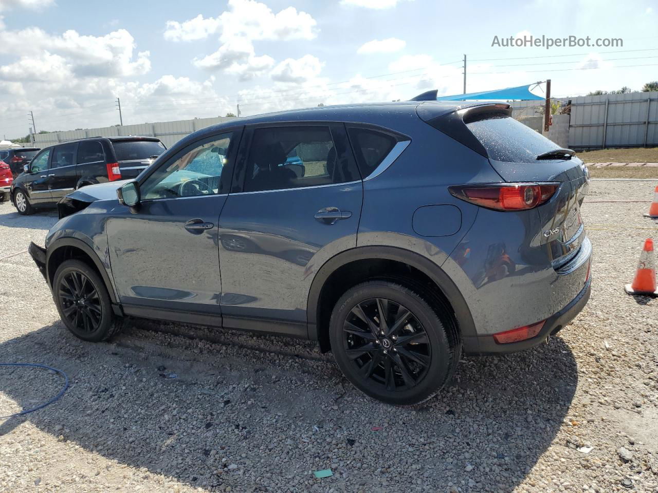 2021 Mazda Cx-5 Touring Gray vin: JM3KFACM6M0476536