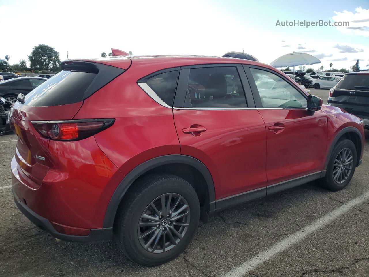 2019 Mazda Cx-5 Touring Red vin: JM3KFACM7K1590603