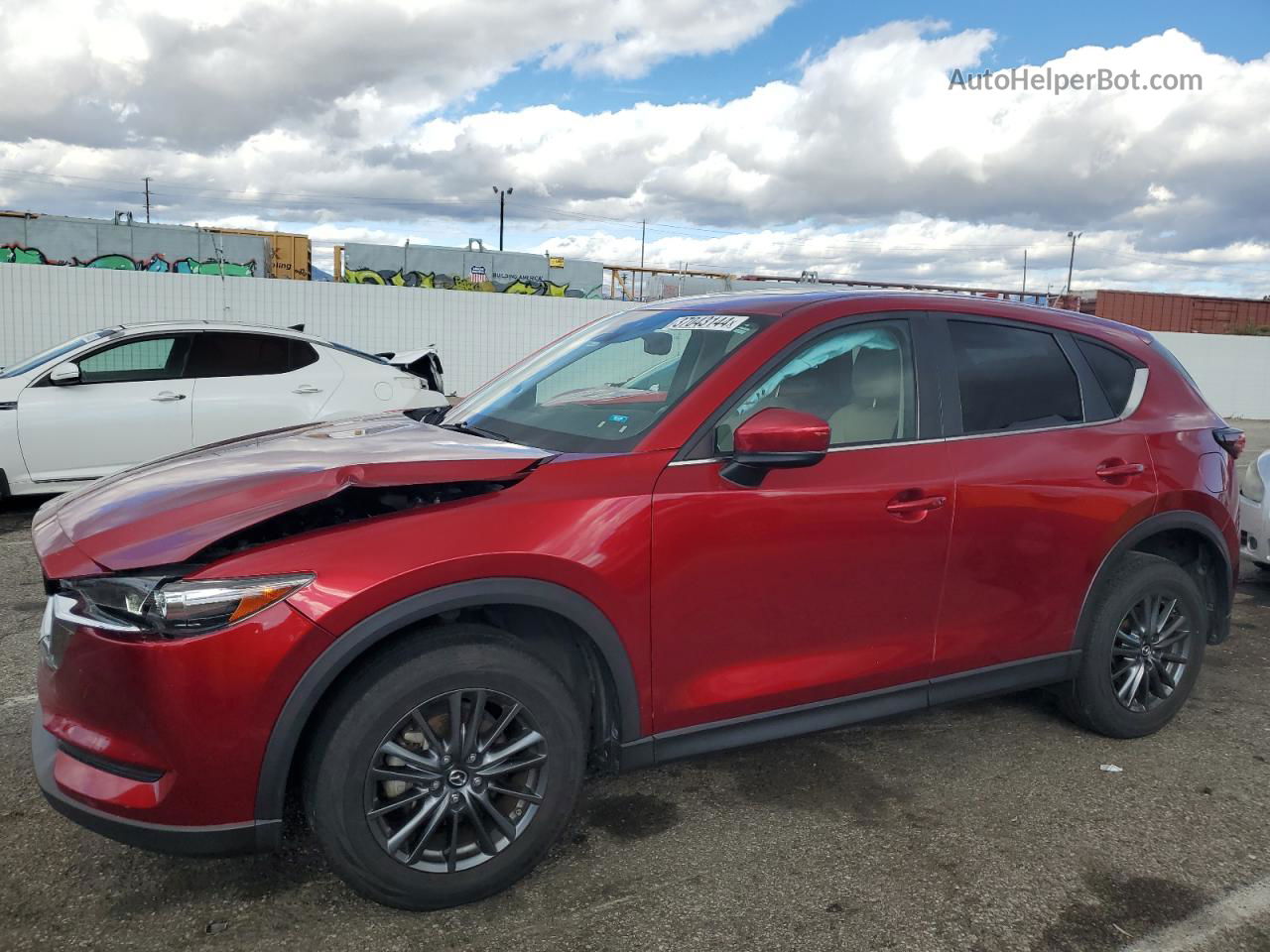 2019 Mazda Cx-5 Touring Red vin: JM3KFACM7K1590603