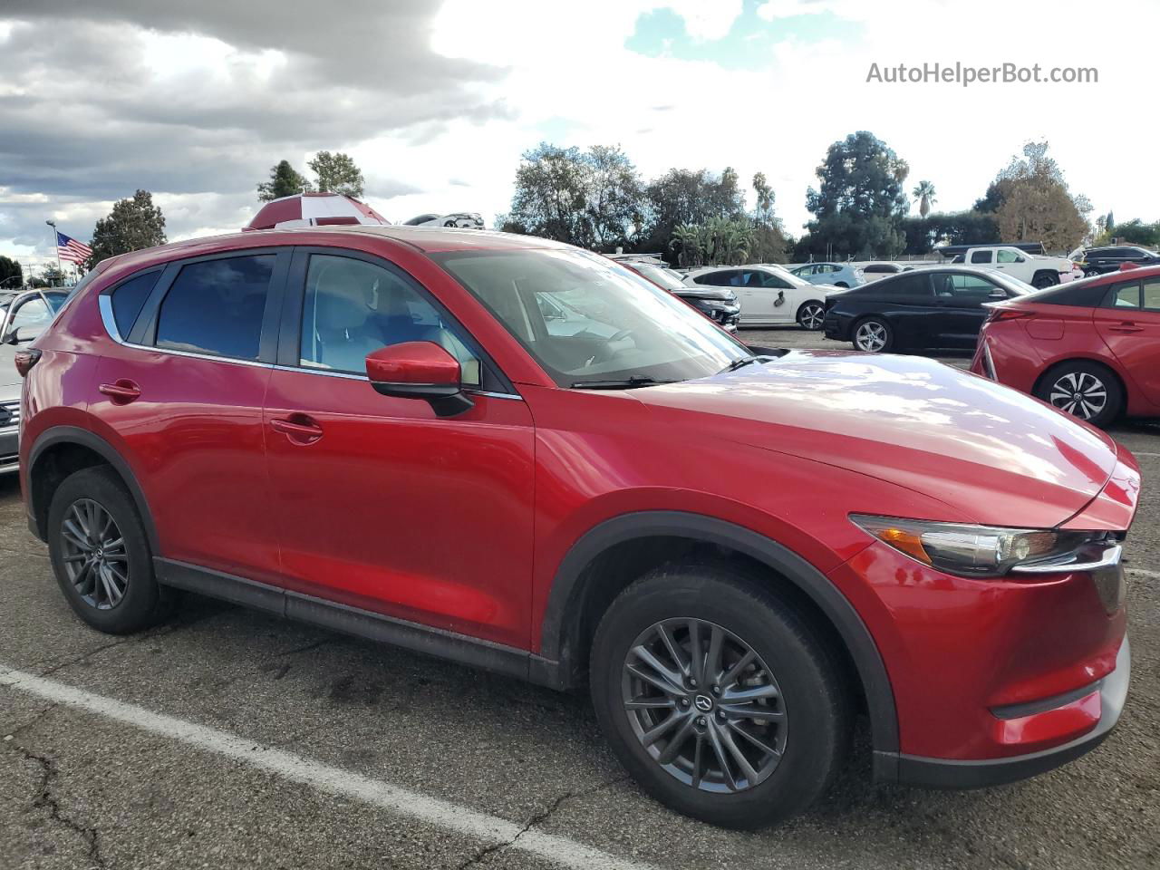 2019 Mazda Cx-5 Touring Red vin: JM3KFACM7K1590603