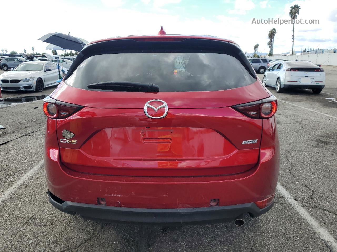 2019 Mazda Cx-5 Touring Red vin: JM3KFACM7K1590603