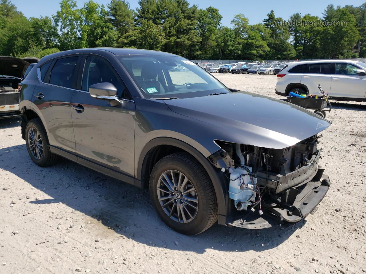 2019 Mazda Cx-5 Touring Gray vin: JM3KFACM7K1668409