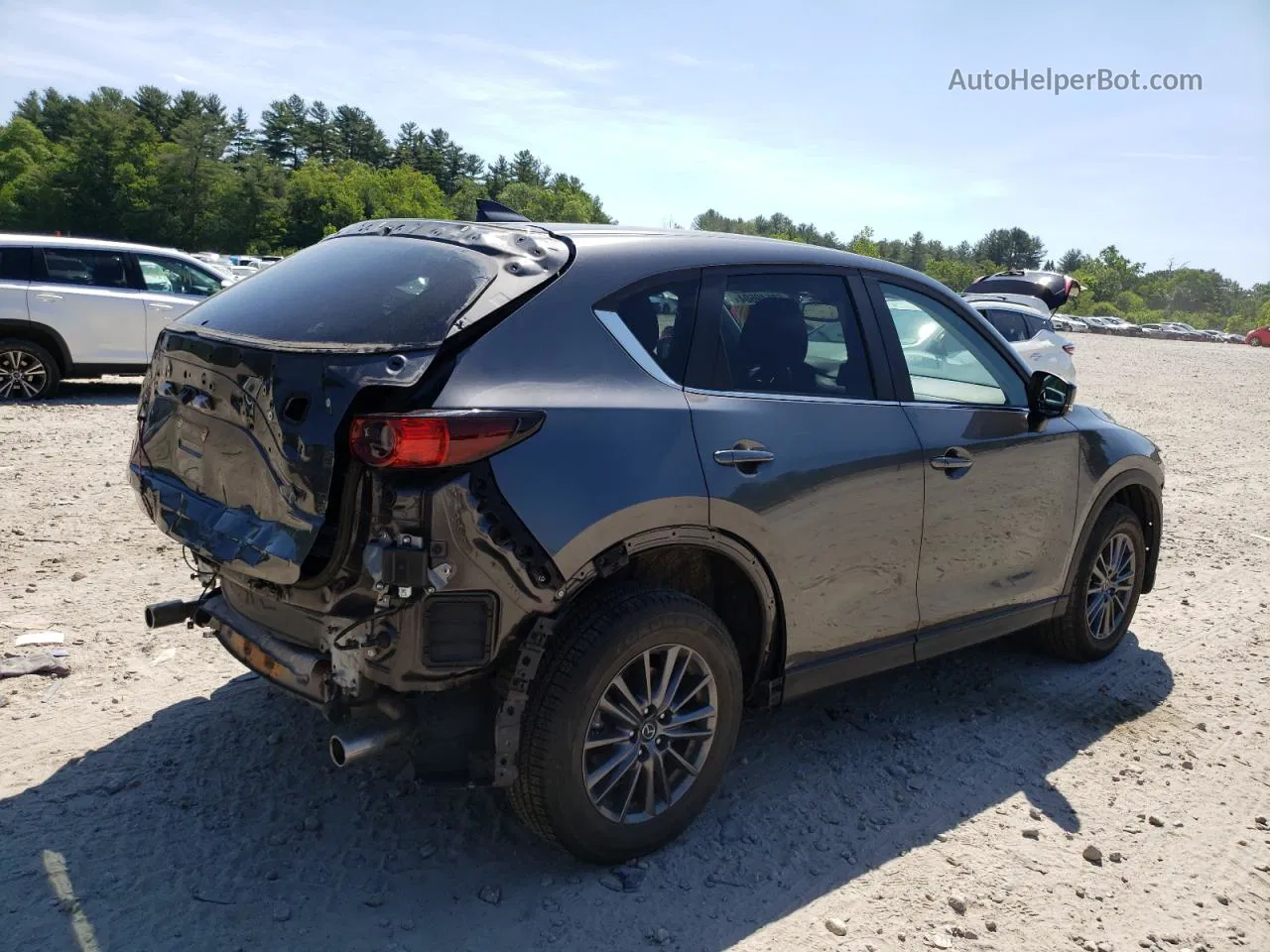 2019 Mazda Cx-5 Touring Gray vin: JM3KFACM7K1668409