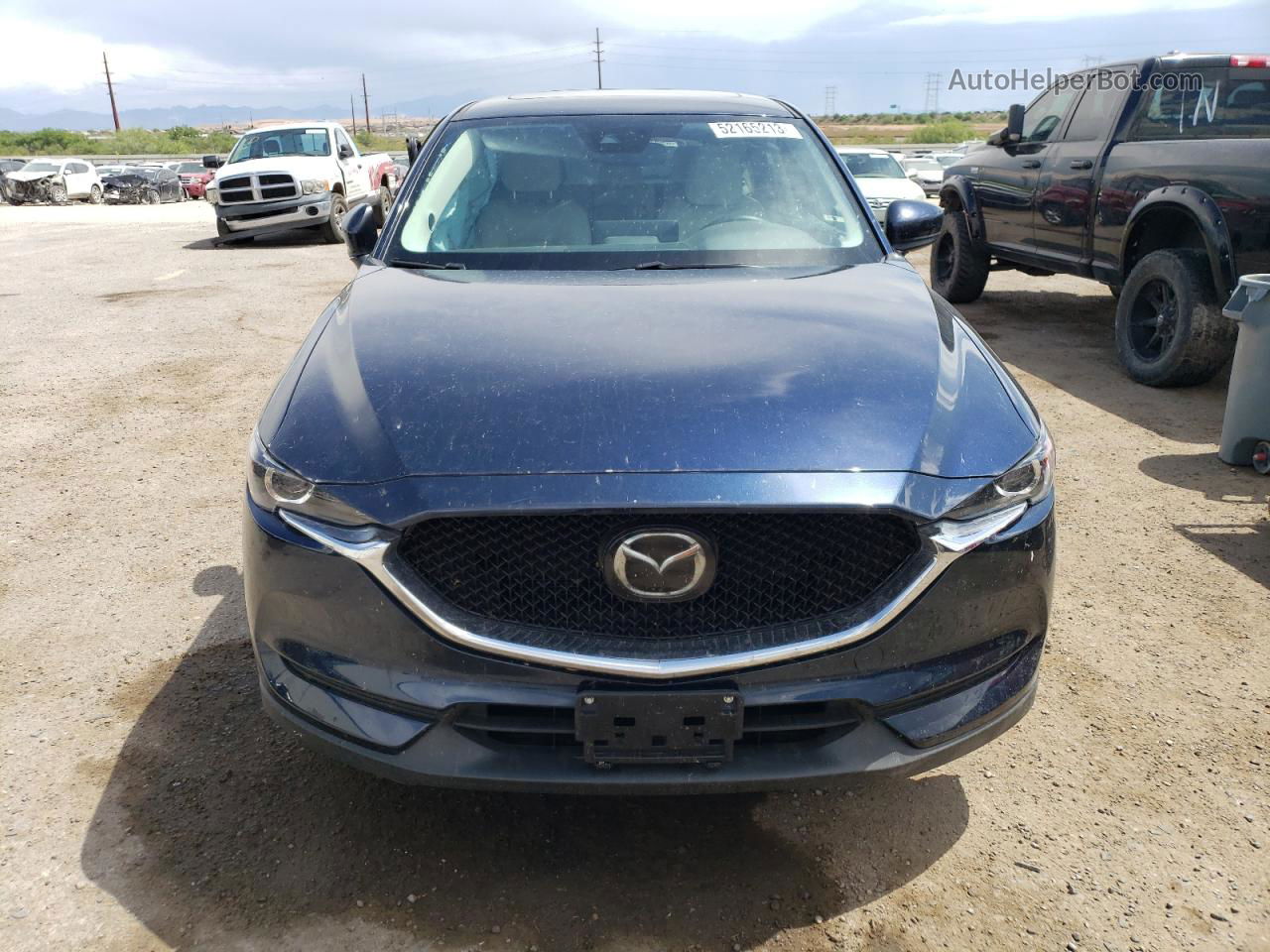 2021 Mazda Cx-5 Touring Blue vin: JM3KFACM7M0316052