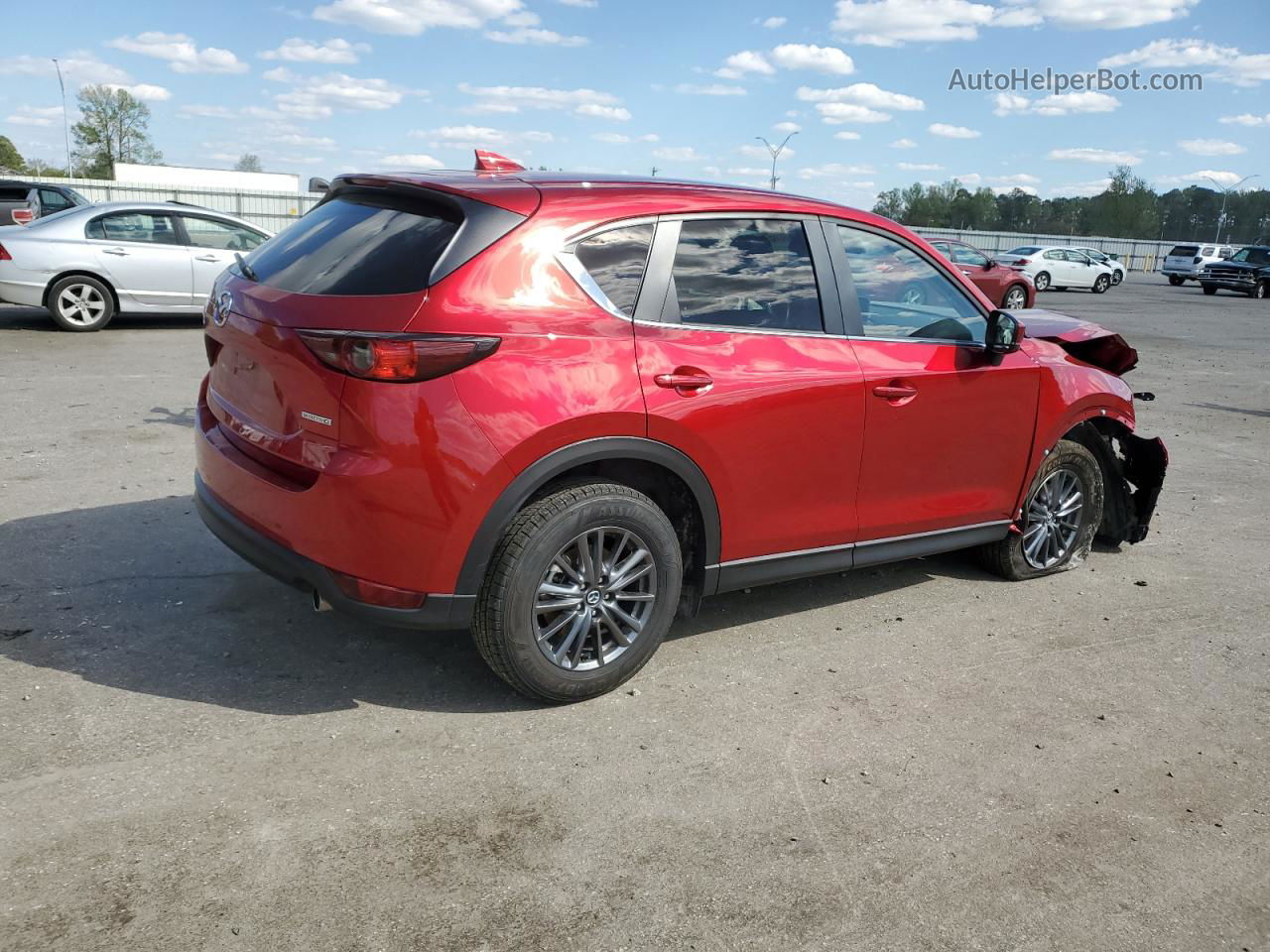 2021 Mazda Cx-5 Touring Red vin: JM3KFACM7M0361847