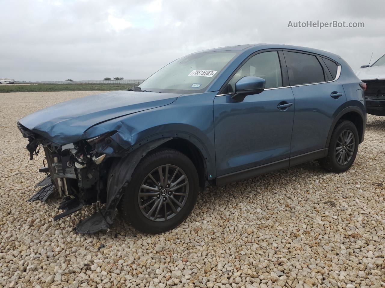 2019 Mazda Cx-5 Touring Blue vin: JM3KFACM8K1500147