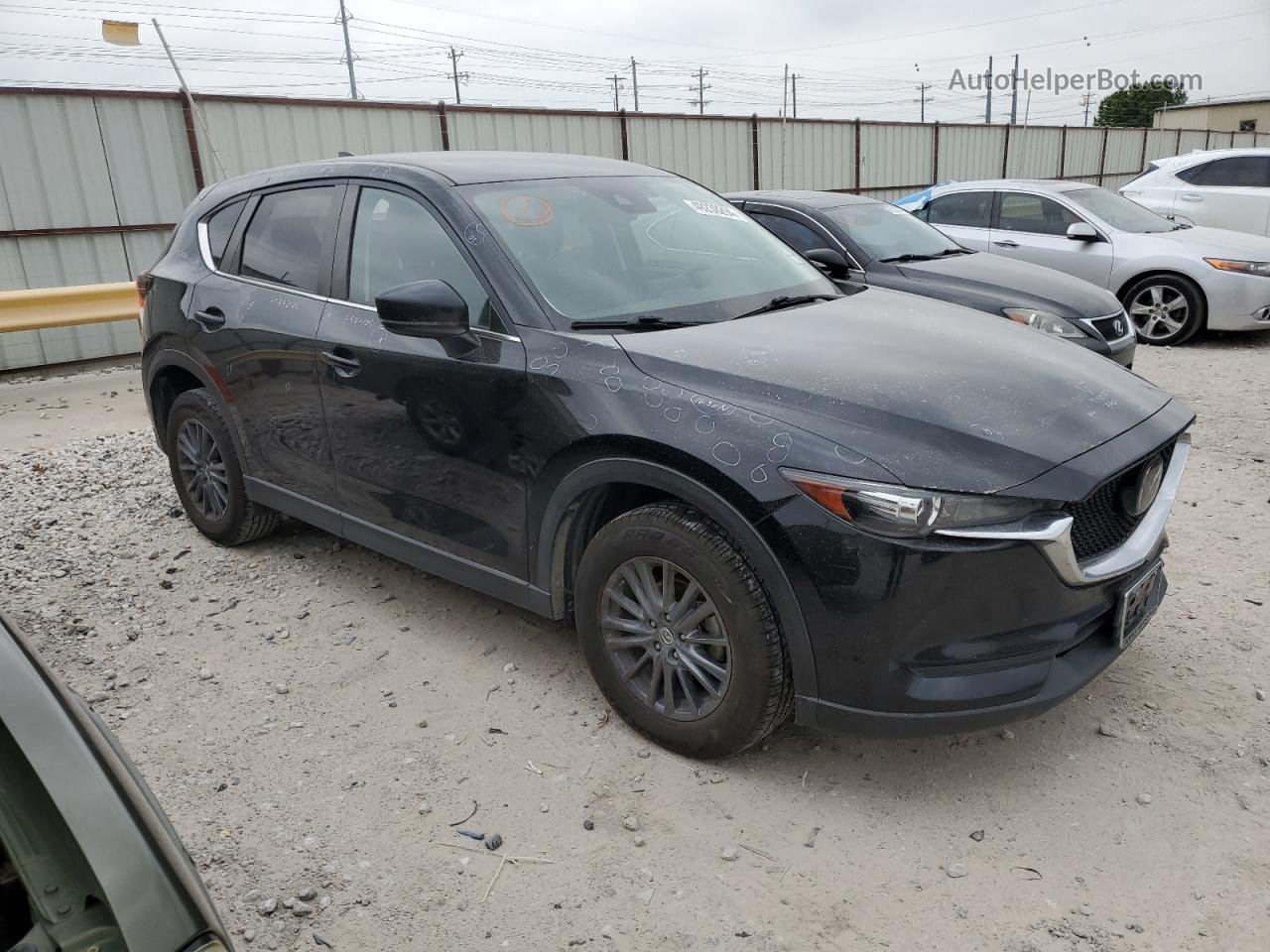 2019 Mazda Cx-5 Touring Black vin: JM3KFACM8K1586222