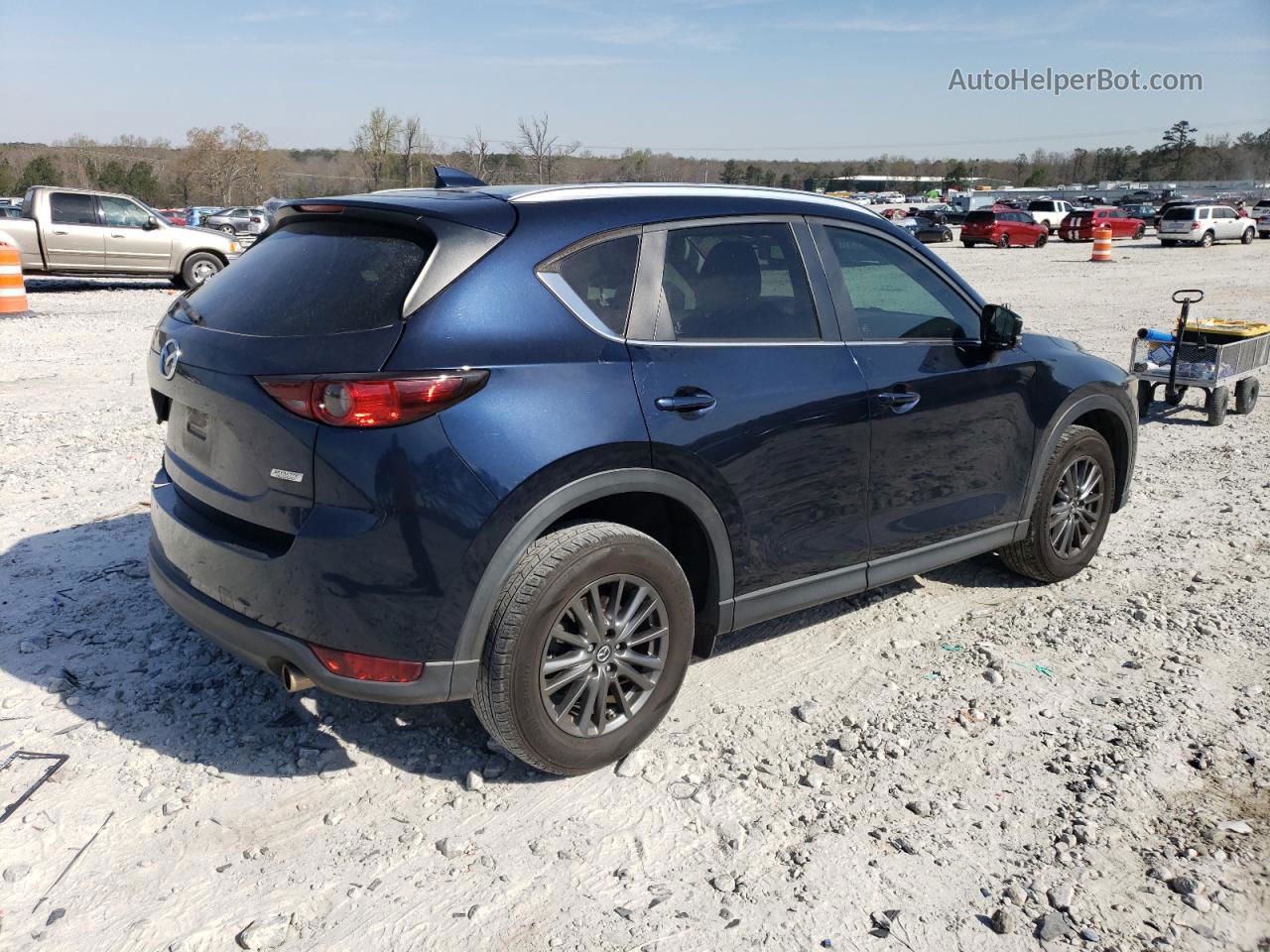 2019 Mazda Cx-5 Touring Синий vin: JM3KFACM8K1601186