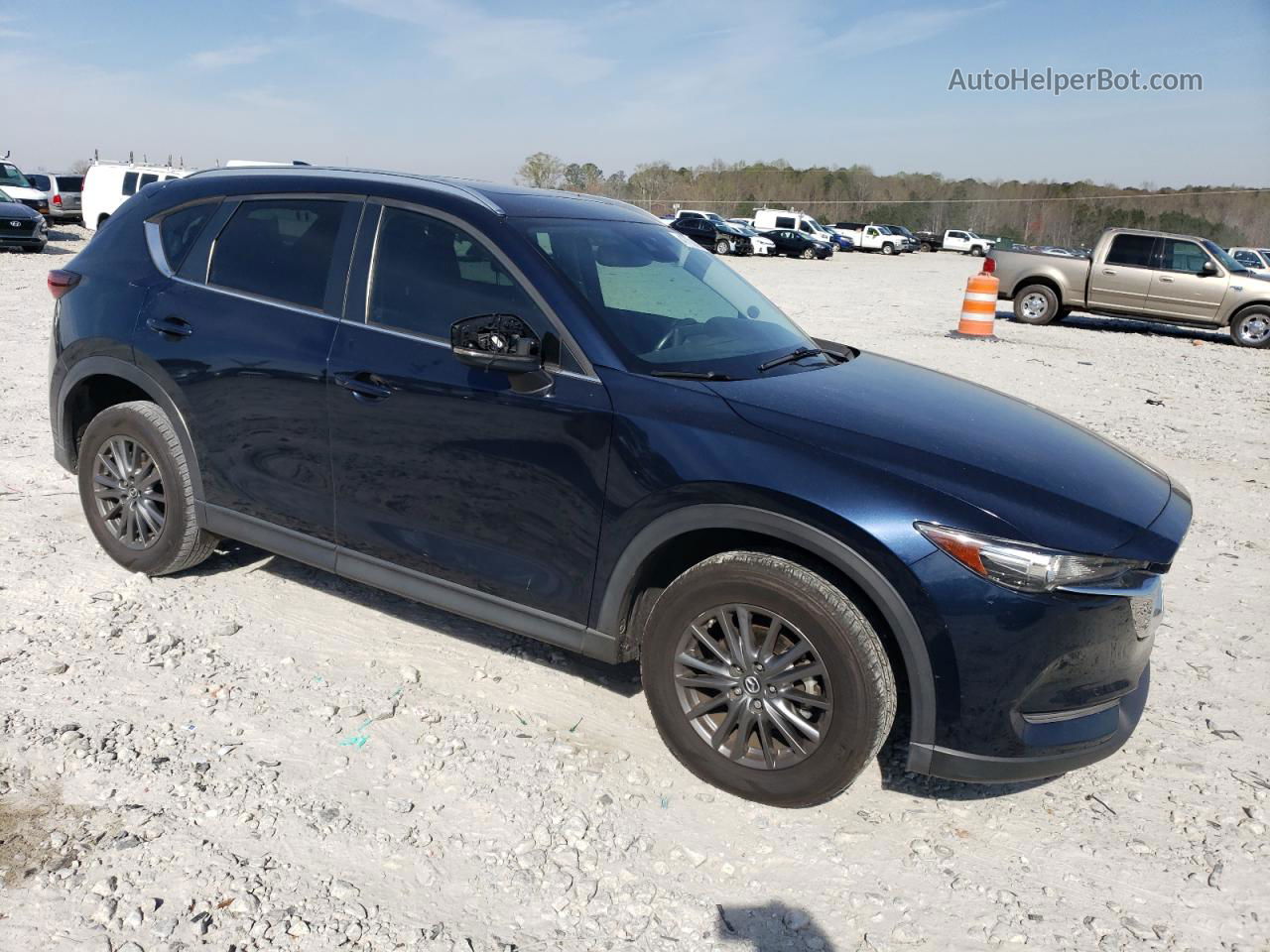 2019 Mazda Cx-5 Touring Синий vin: JM3KFACM8K1601186