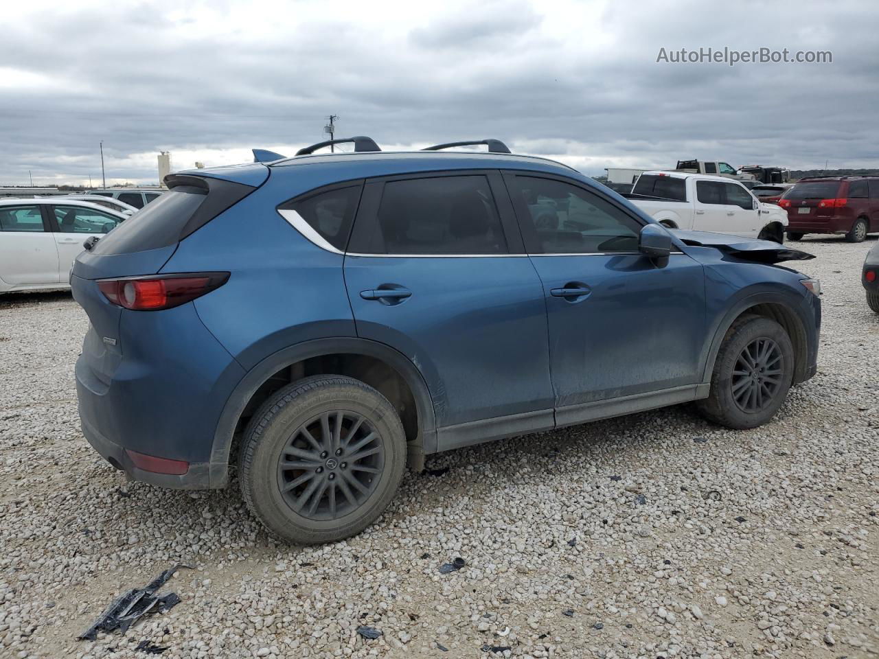 2019 Mazda Cx-5 Touring Blue vin: JM3KFACM8K1639386