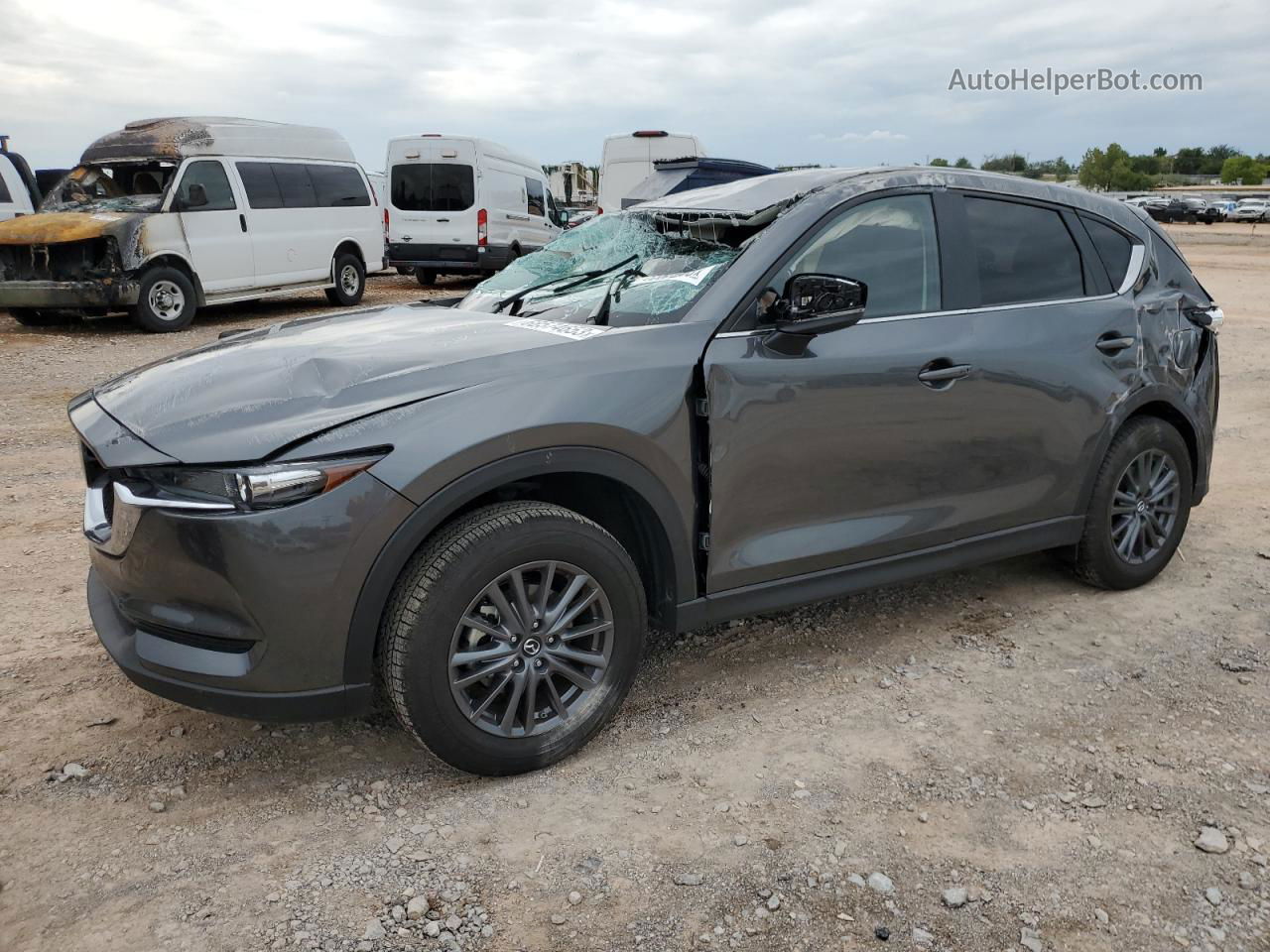 2021 Mazda Cx-5 Touring Charcoal vin: JM3KFACM8M0418394