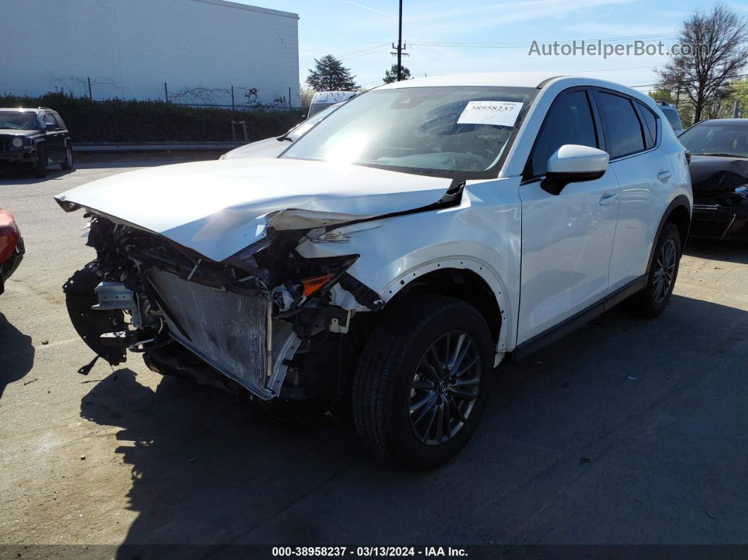 2021 Mazda Cx-5 Touring White vin: JM3KFACM8M0481687