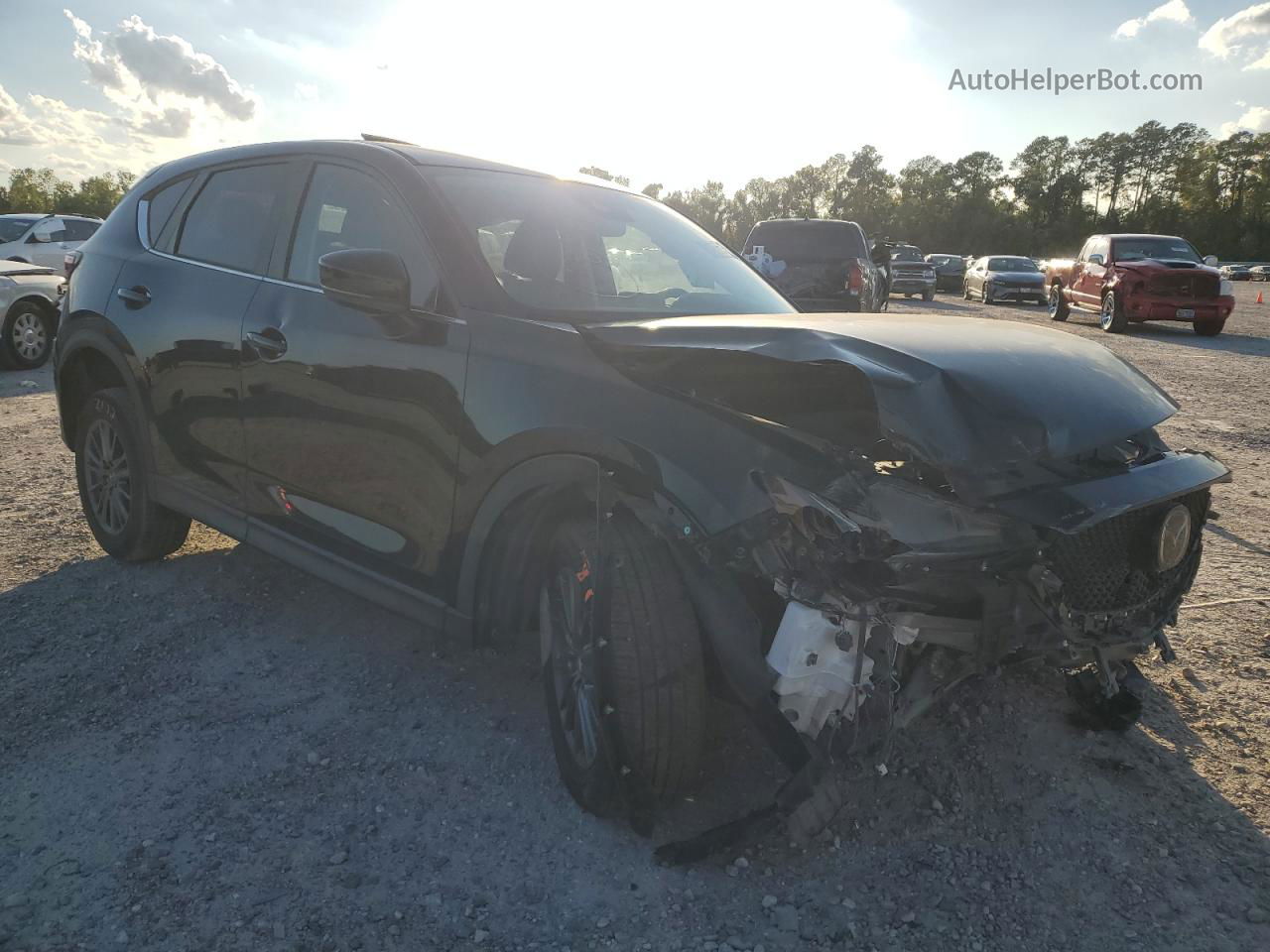 2019 Mazda Cx-5 Touring Black vin: JM3KFACM9K0618892