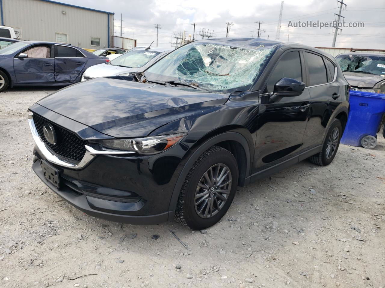 2019 Mazda Cx-5 Touring Black vin: JM3KFACM9K1586214