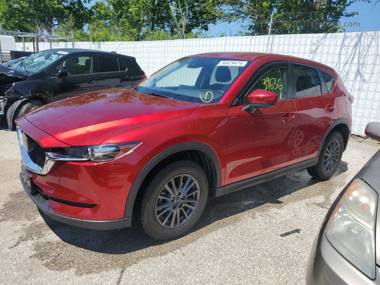 2021 Mazda Cx-5 Touring Red vin: JM3KFACM9M0313184