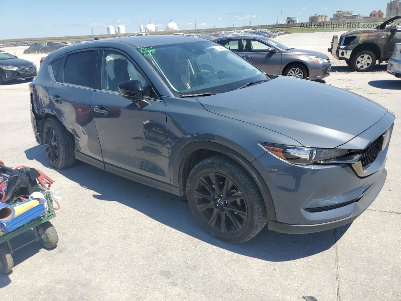 2021 Mazda Cx-5 Touring Синий vin: JM3KFACM9M0401569