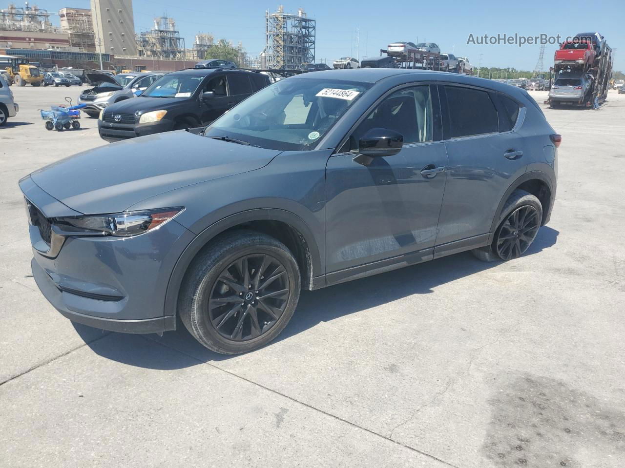 2021 Mazda Cx-5 Touring Blue vin: JM3KFACM9M0401569