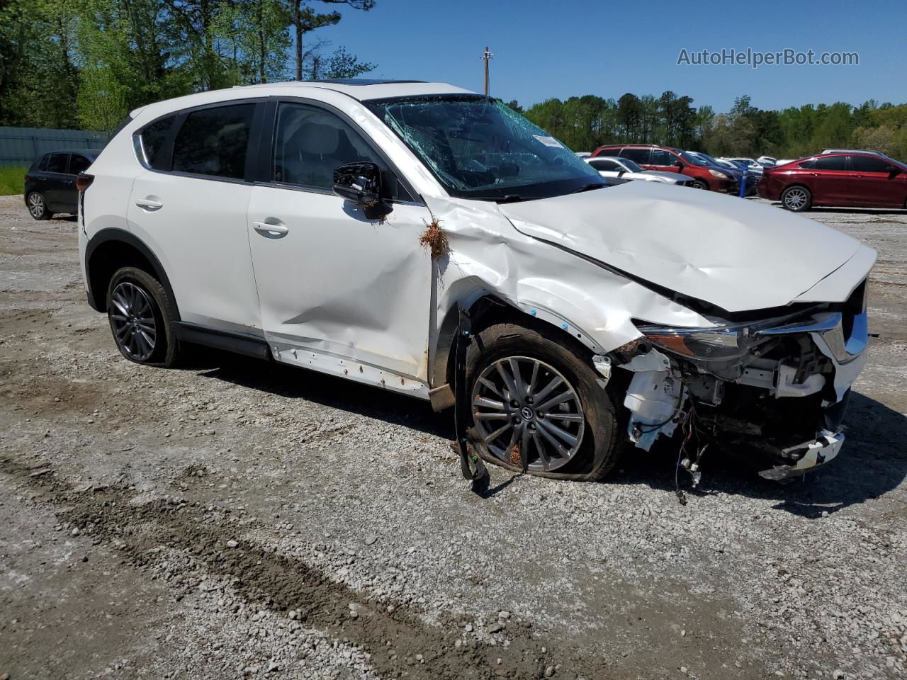 2021 Mazda Cx-5 Touring Белый vin: JM3KFACM9M0416475