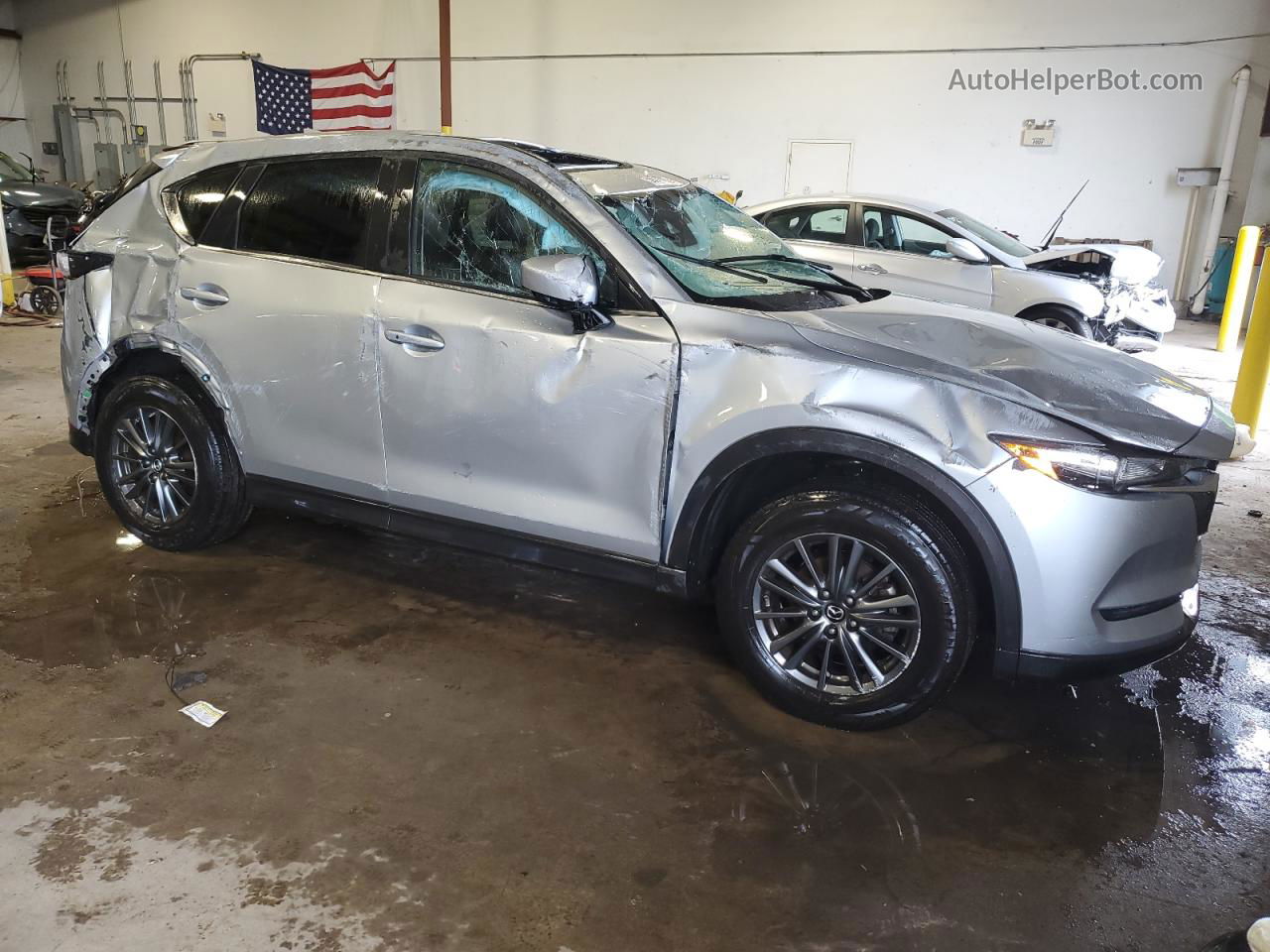 2019 Mazda Cx-5 Touring Silver vin: JM3KFACMXK0540543