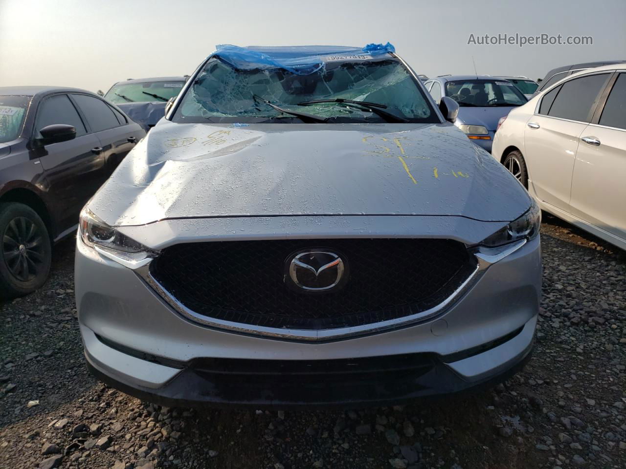 2019 Mazda Cx-5 Touring Silver vin: JM3KFACMXK0540543