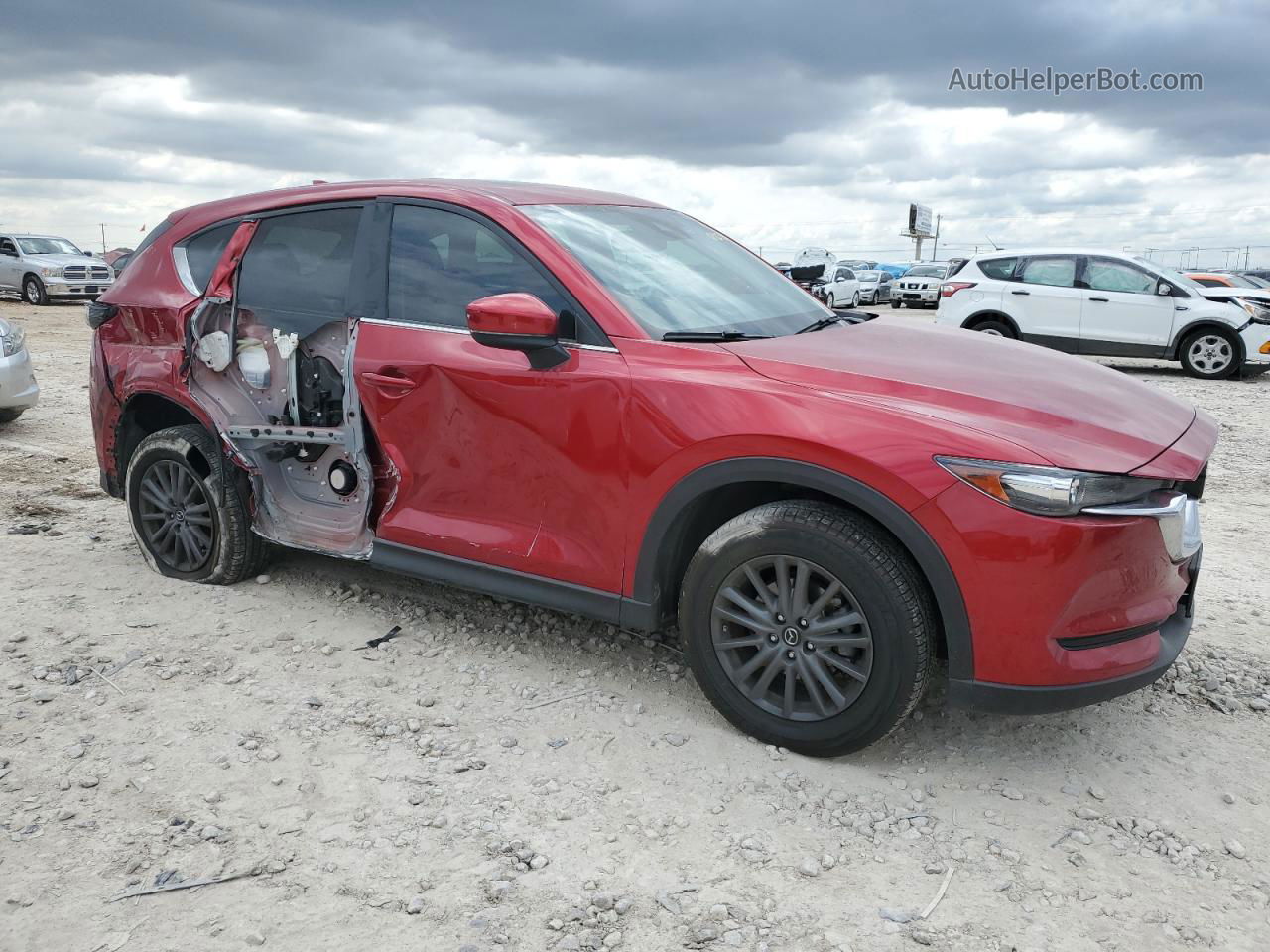 2019 Mazda Cx-5 Touring Красный vin: JM3KFACMXK0656521