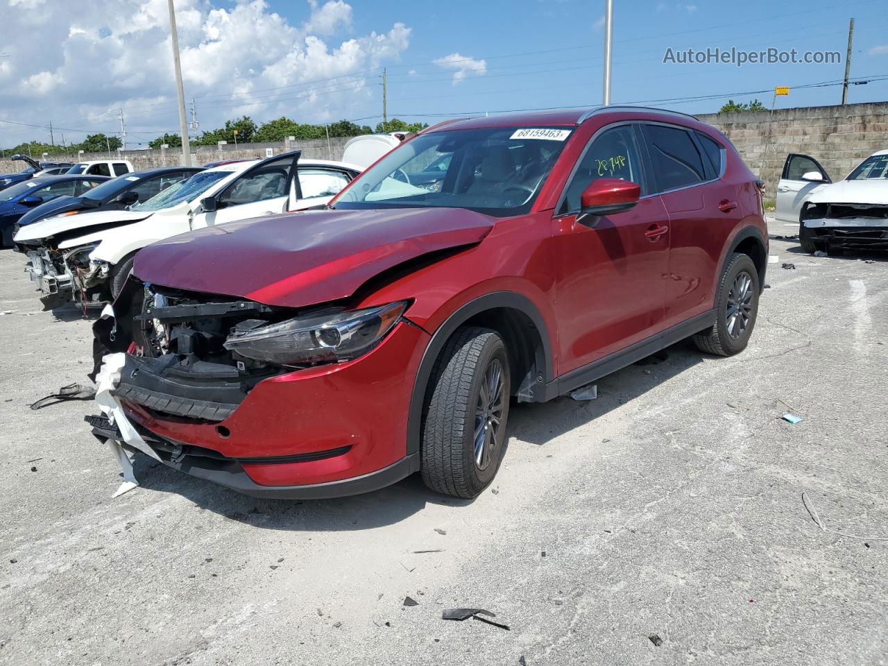 2019 Mazda Cx-5 Touring Red vin: JM3KFACMXK0672220