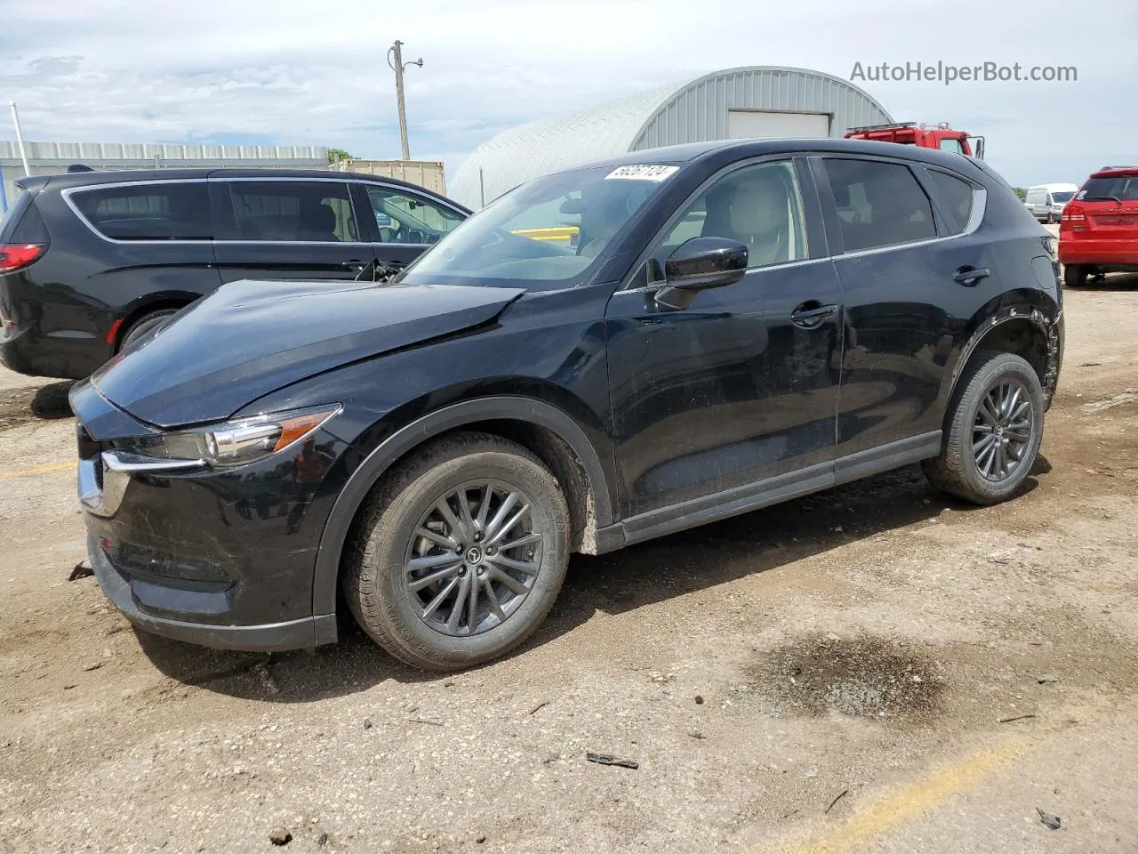 2019 Mazda Cx-5 Touring Black vin: JM3KFACMXK1546451