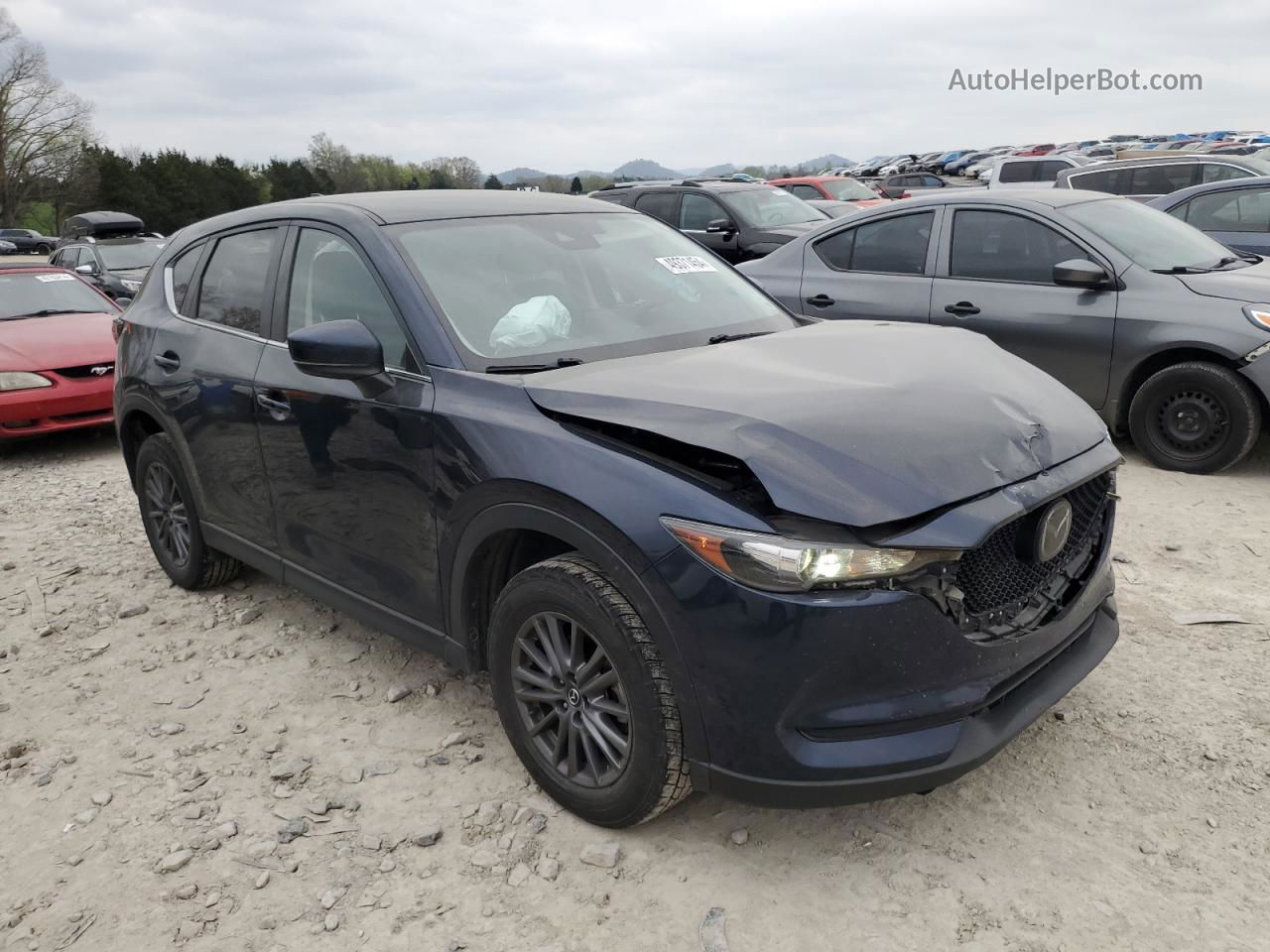 2021 Mazda Cx-5 Touring Синий vin: JM3KFACMXM0327627