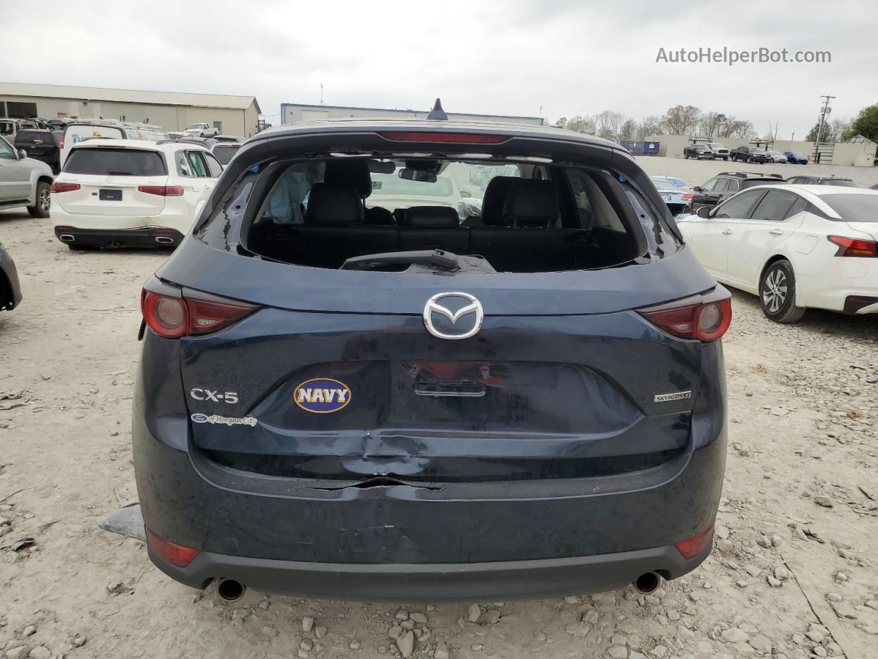 2021 Mazda Cx-5 Touring Синий vin: JM3KFACMXM0327627