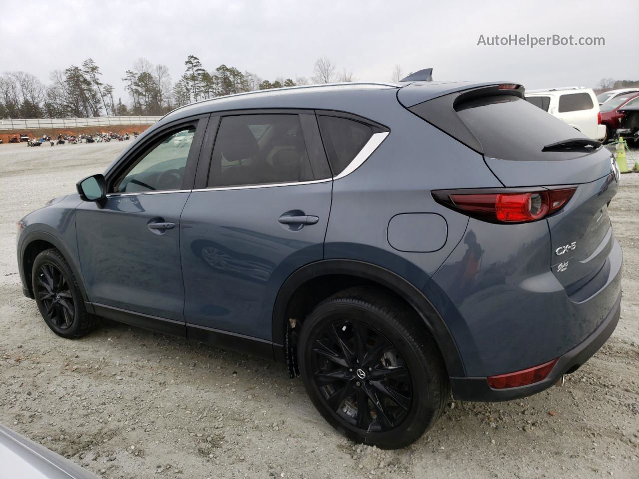 2021 Mazda Cx-5 Touring Blue vin: JM3KFACMXM0336148