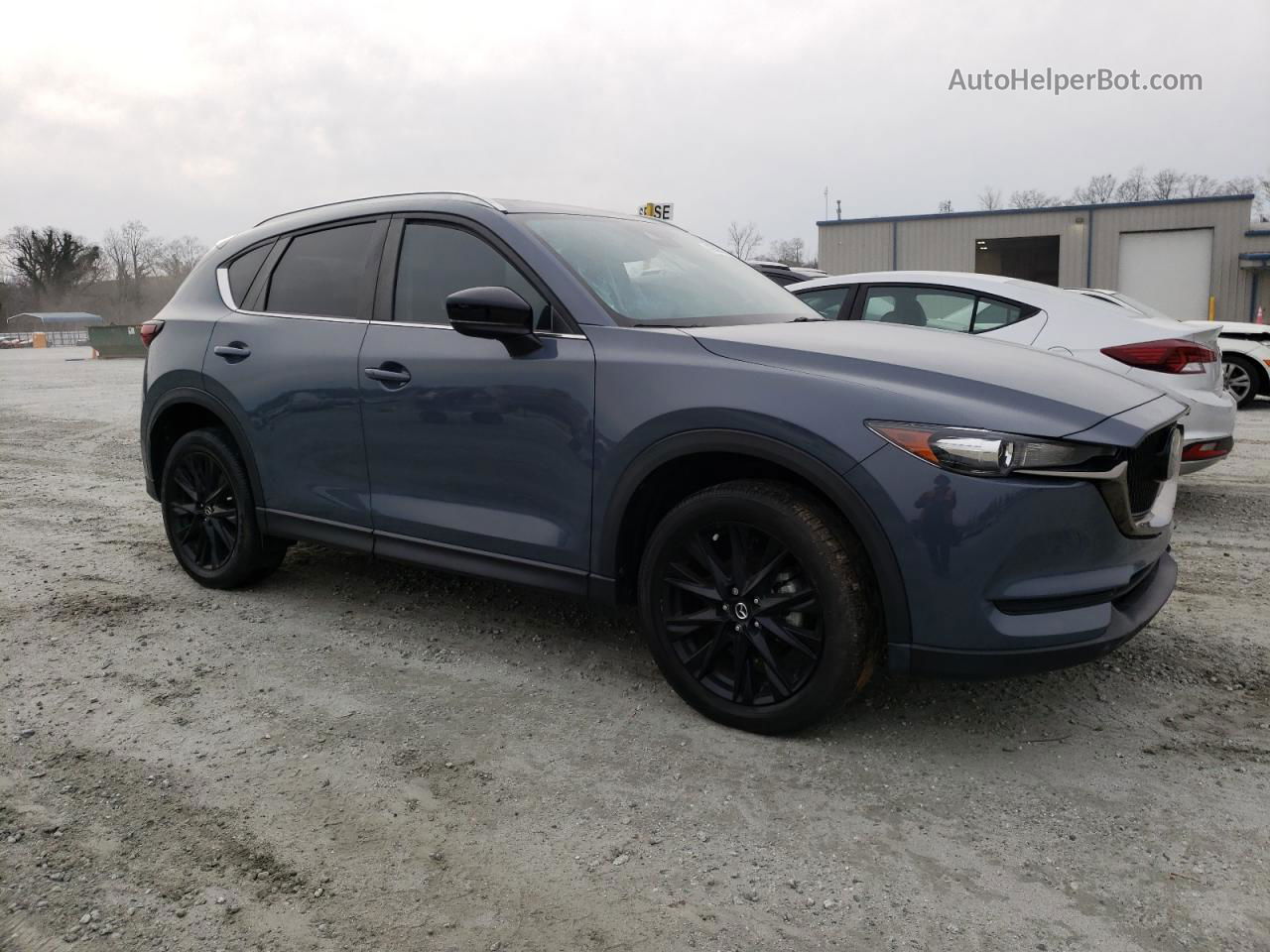 2021 Mazda Cx-5 Touring Blue vin: JM3KFACMXM0336148