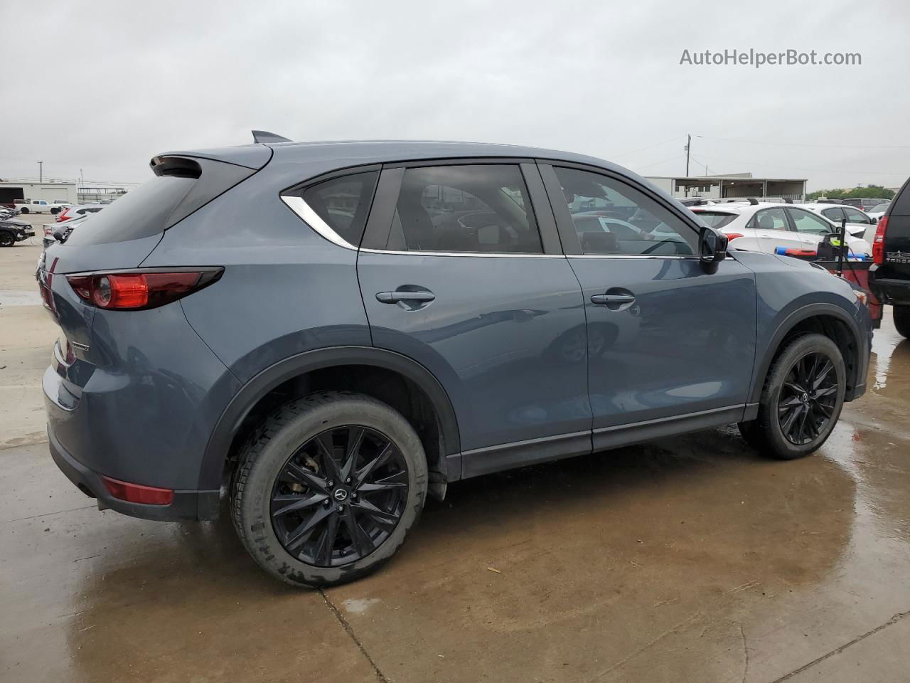 2021 Mazda Cx-5 Touring Blue vin: JM3KFACMXM0423158