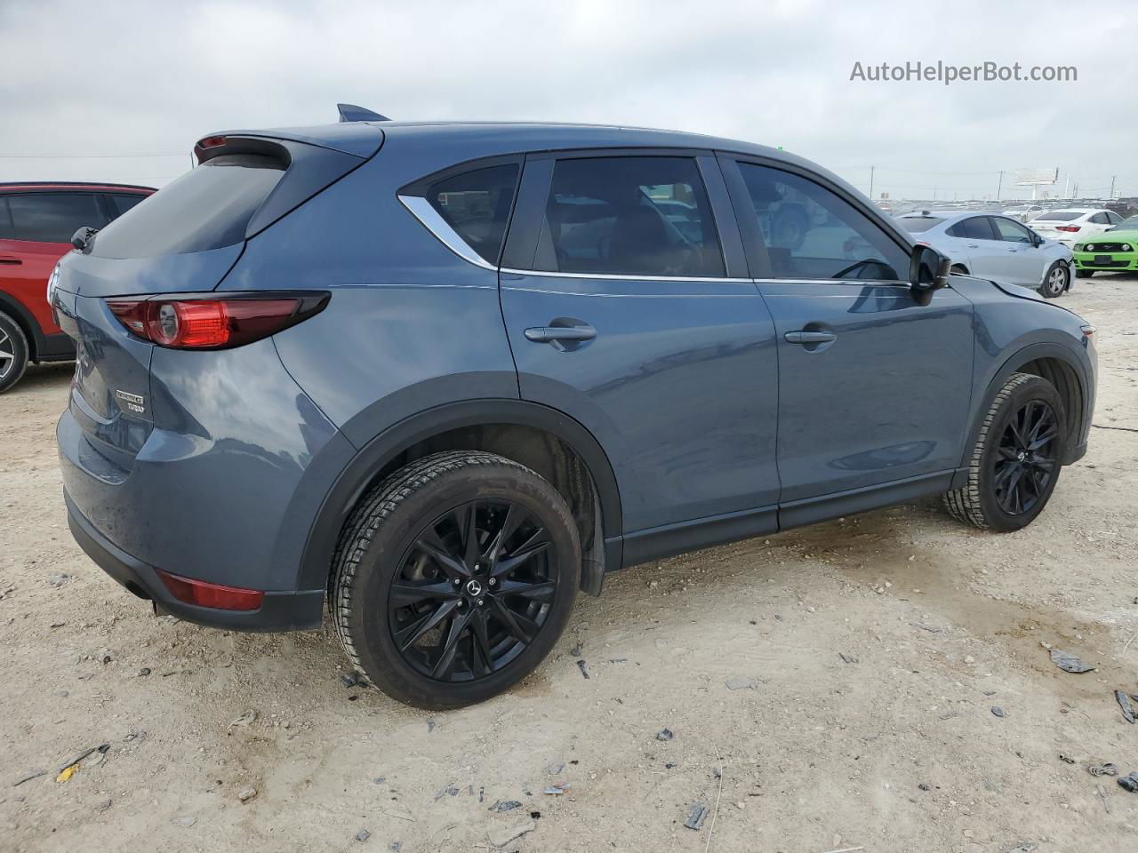 2021 Mazda Cx-5 Touring Blue vin: JM3KFACY1M0400564