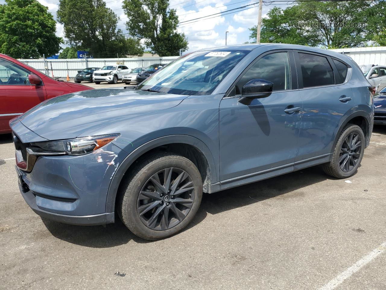 2021 Mazda Cx-5 Touring Gray vin: JM3KFACY4M0395277