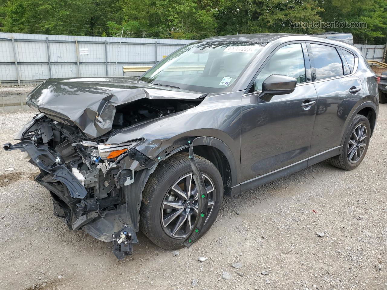 2017 Mazda Cx-5 Grand Touring Gray vin: JM3KFADL0H0131630