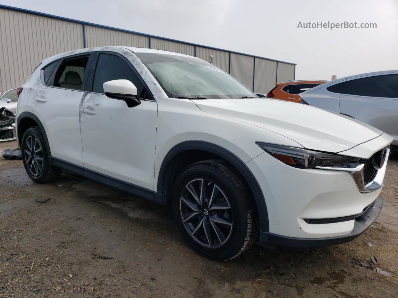 2017 Mazda Cx-5 Grand Touring Белый vin: JM3KFADL1H0119826