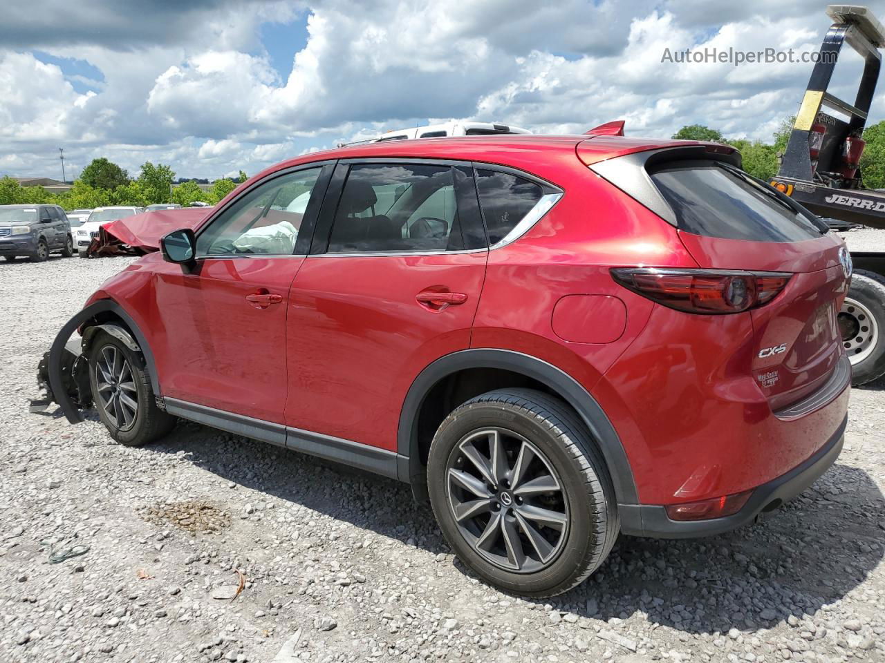 2017 Mazda Cx-5 Grand Touring Red vin: JM3KFADL1H0161185